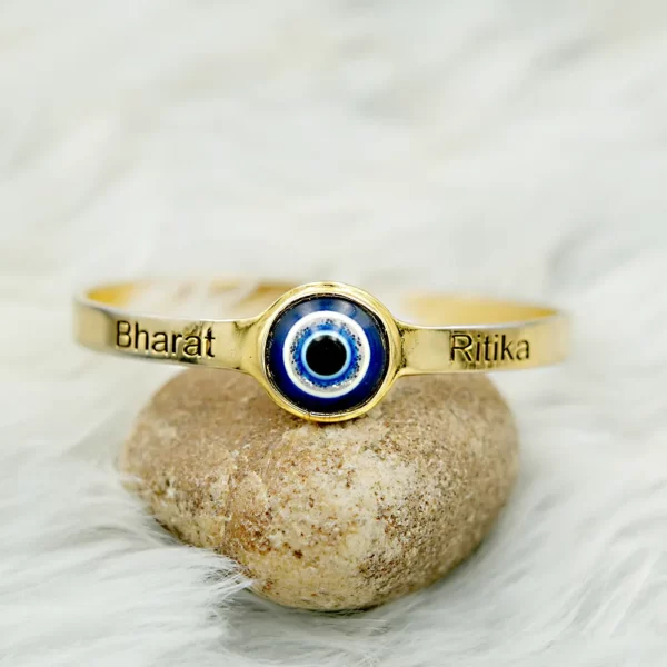 Evil Eye Name Bangle