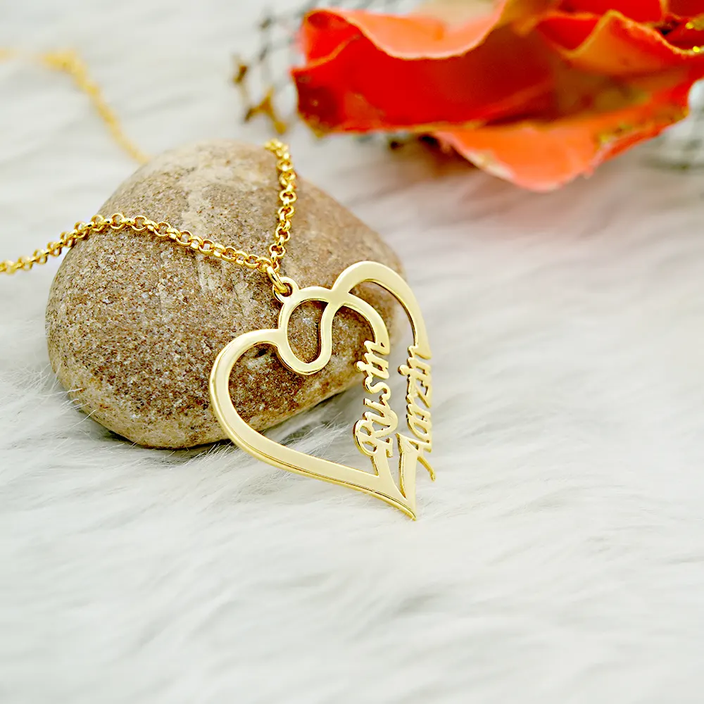 Heart Name Customised Pendant