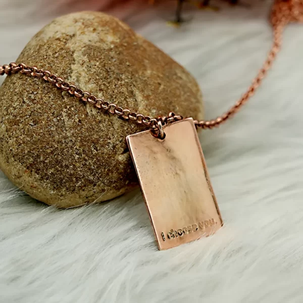 Special Text Engraved Pendant