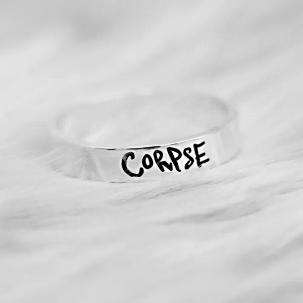 Corpse Engraved Ring